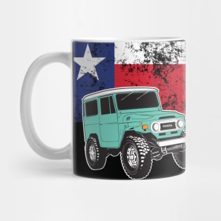 FJ40 with Texas Flag Mug